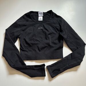 Gymshark Black Long Sleeve Bodysuit